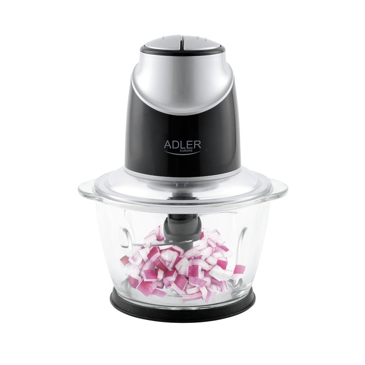 Hachoir avec bol en verre Adler AD 4082 300W lames en acier inoxydable