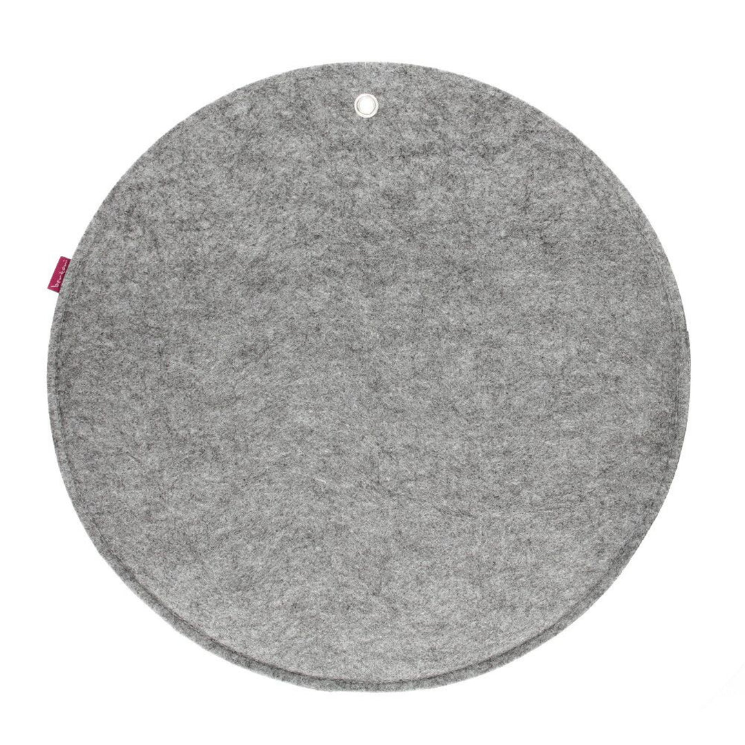 Organisateur mural en feutre Bertoni Cercle XL diamètre 45 cm - gris, 4 poches