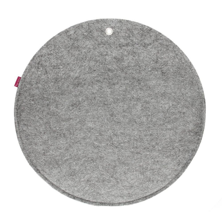 Organisateur mural en feutre Bertoni Cercle XL diamètre 45 cm - gris, 4 poches