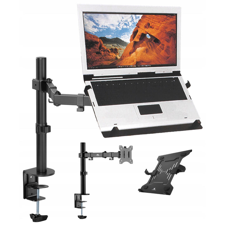 Maclean MC-883 support de bureau pivotant pour ordinateur portable