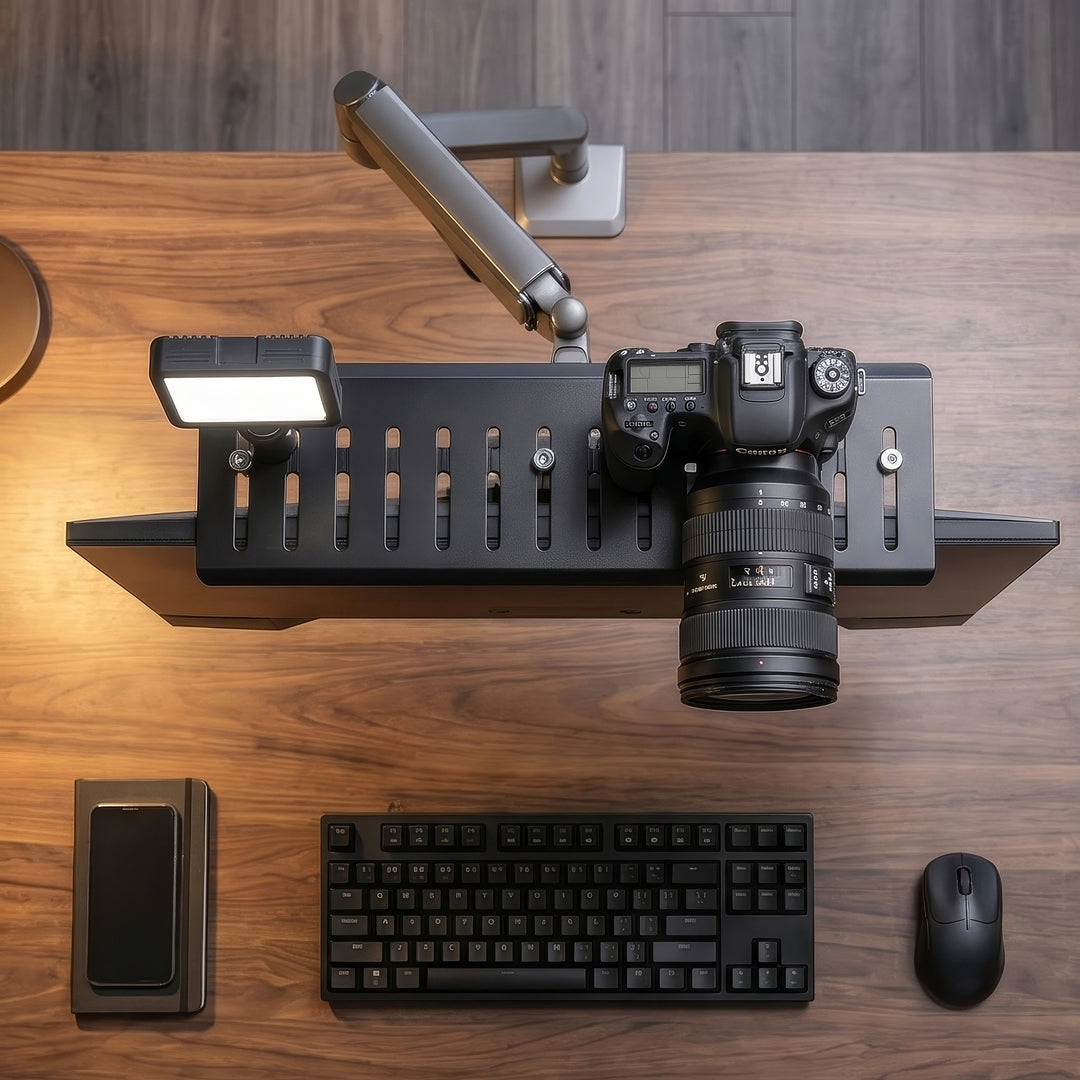 Support / étagère pour appareil photo / caméscope / illuminateur All-In-One NanoRS, YouTube, VESA 100x100, RS464