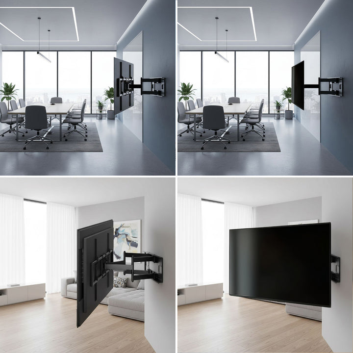 Maclean MC-482 Support TV économique max VESA 900x600 60-120" 120 kg noir