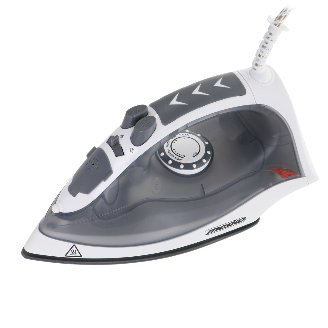 Fer à repasser à vapeur Mesko, puissance 2800 W, semelle en céramique, MS 5037