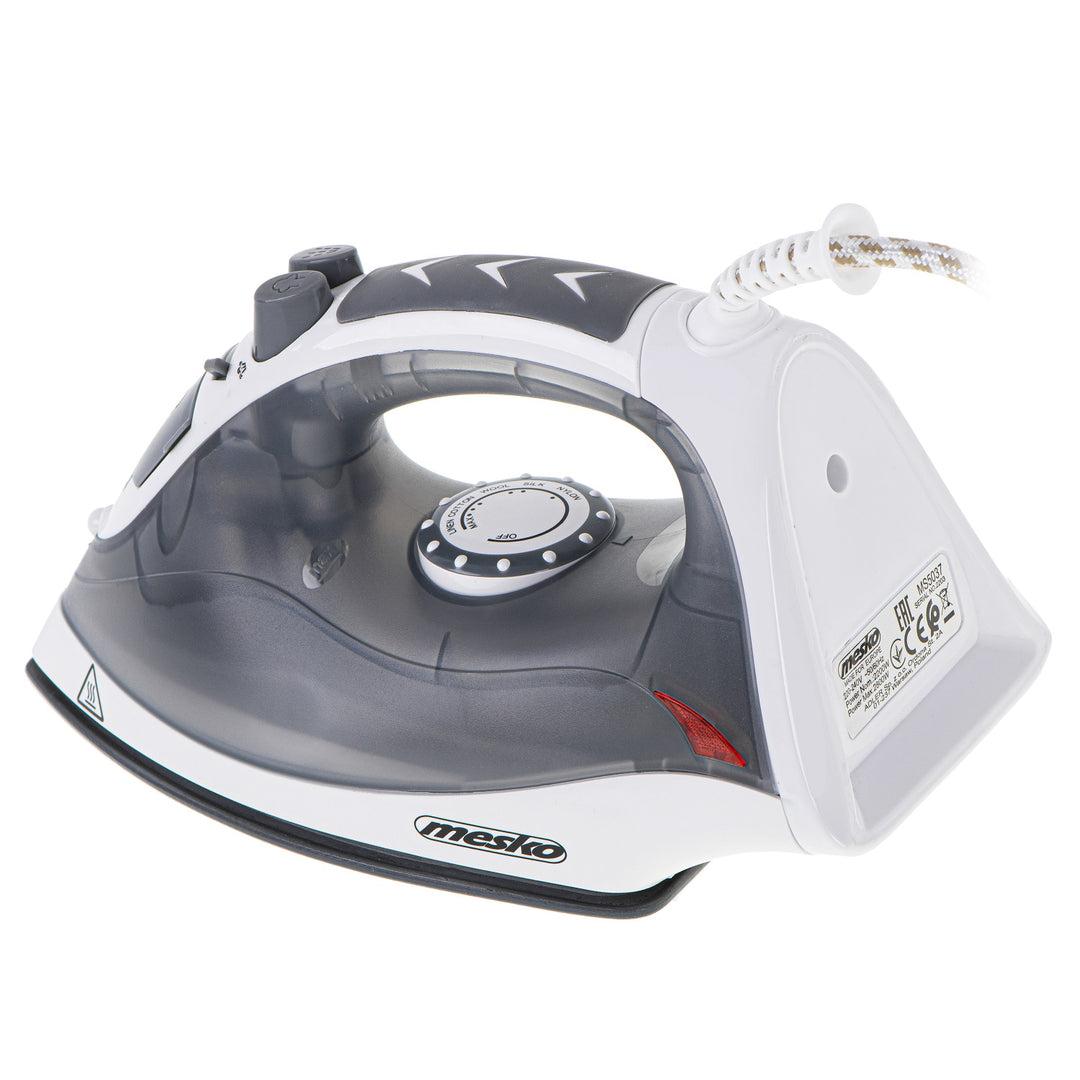 Fer à repasser à vapeur Mesko, puissance 2800 W, semelle en céramique, MS 5037
