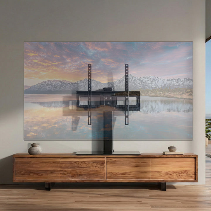 Support TV universel Maclean, pour meuble RTV, support, max. 40kg, max. VESA 400x400, pour TV 32-65", MC-450