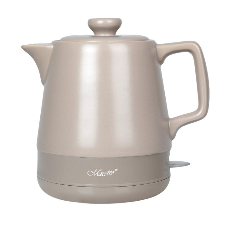 Bouilloire électrique en céramique 1 l Maestro MR-071 Beige 1 200 W, prise britannique