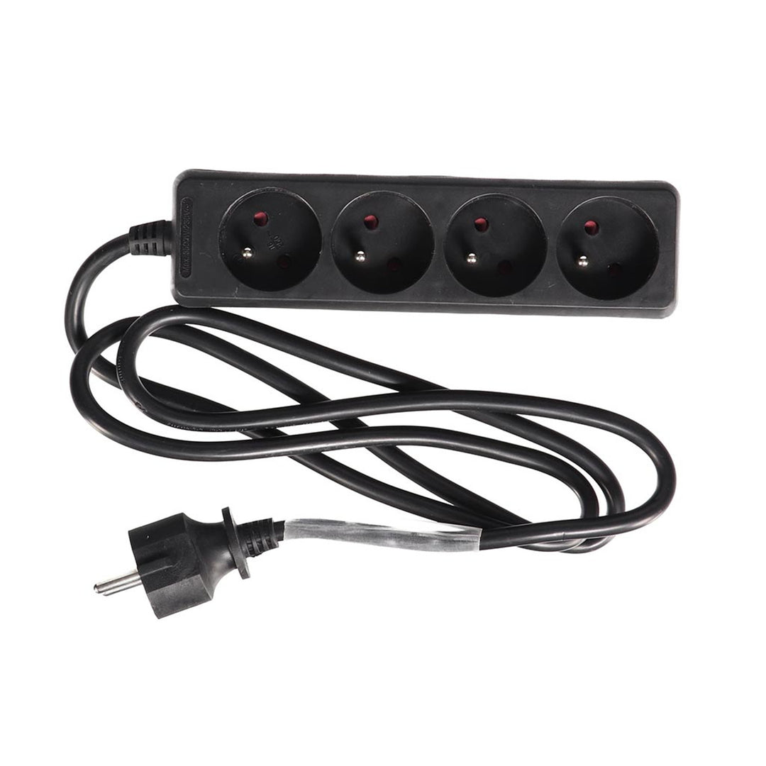 Bloc multiprises HQ, 4 prises, 1.5m, 3680W, EB4STBNHQ