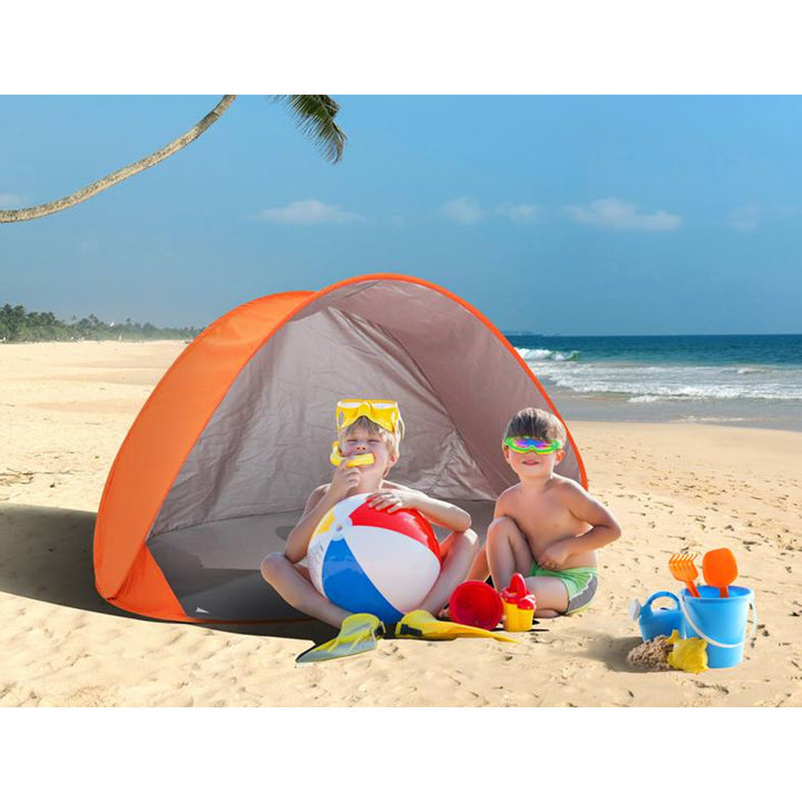 Tente de plage JUNIOR auto-pliante orange