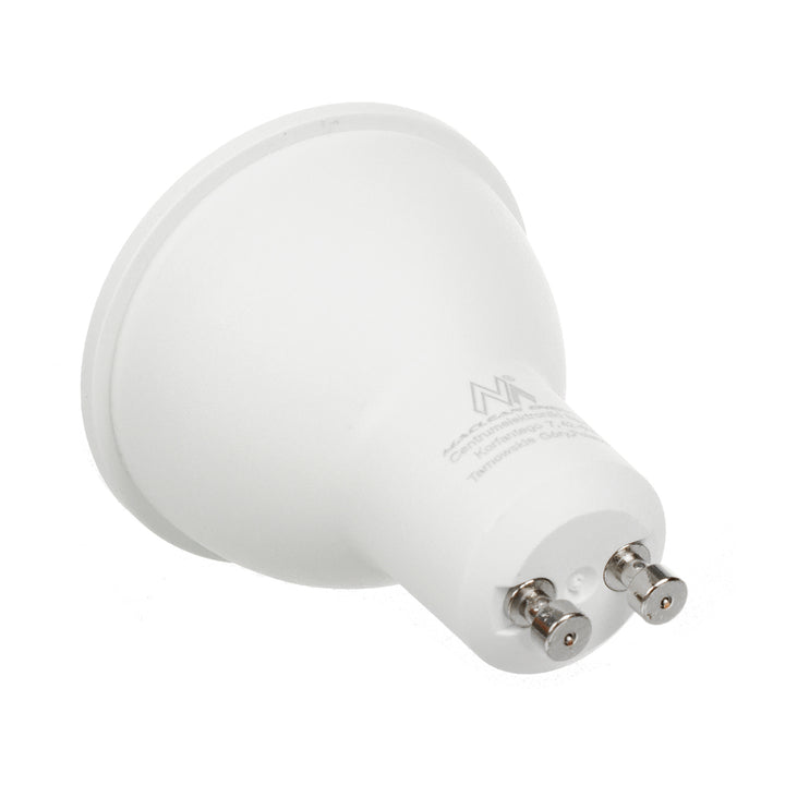 6x Ampoule Maclean LED, GU10, 5W, 220-240V~, 50/60Hz, blanc neutre, 4000K, 400 lumens, MCE435 NW