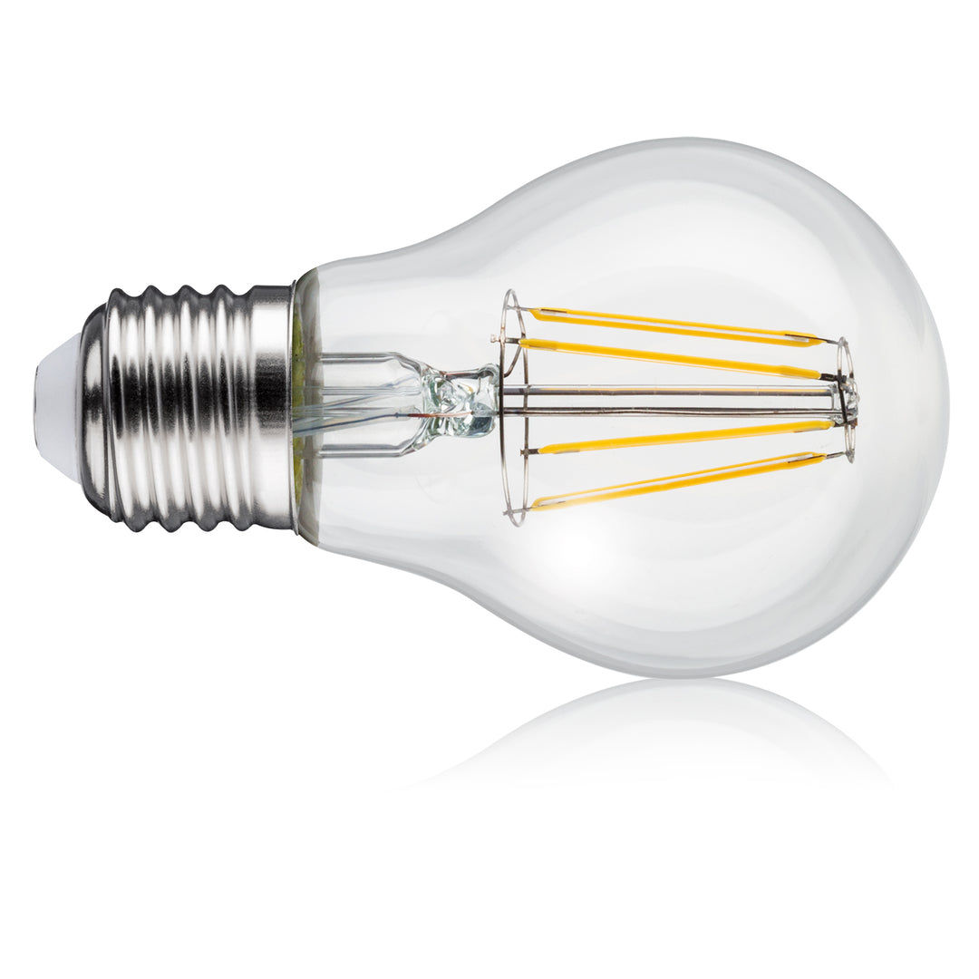 6x LED à filament Maclean, E27, 11W, 230V, WW blanc chaud 3000K, 1500lm Retro edison decorative A60, MCE280