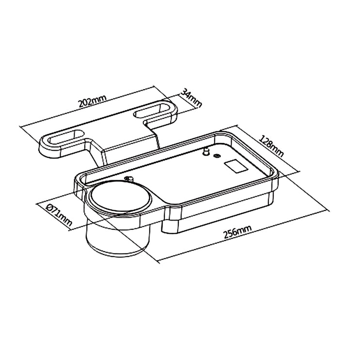 Organisateur multifonctionnel pliable pour appui-tête de voiture Maclean, 2kg max, MC-927 + chargeur de voiture MCE375