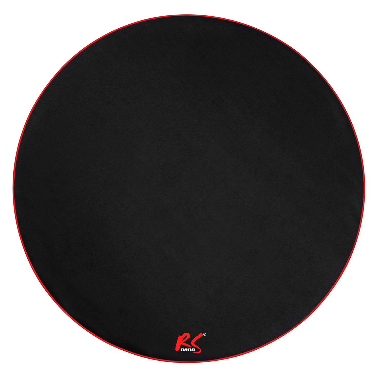 Tapis De Siège Gamer Rond - 100 Cm De Diamètre, épaisseur 3 Mm - Anti-dérapant, Protège Le Sol (Noir, RS172)