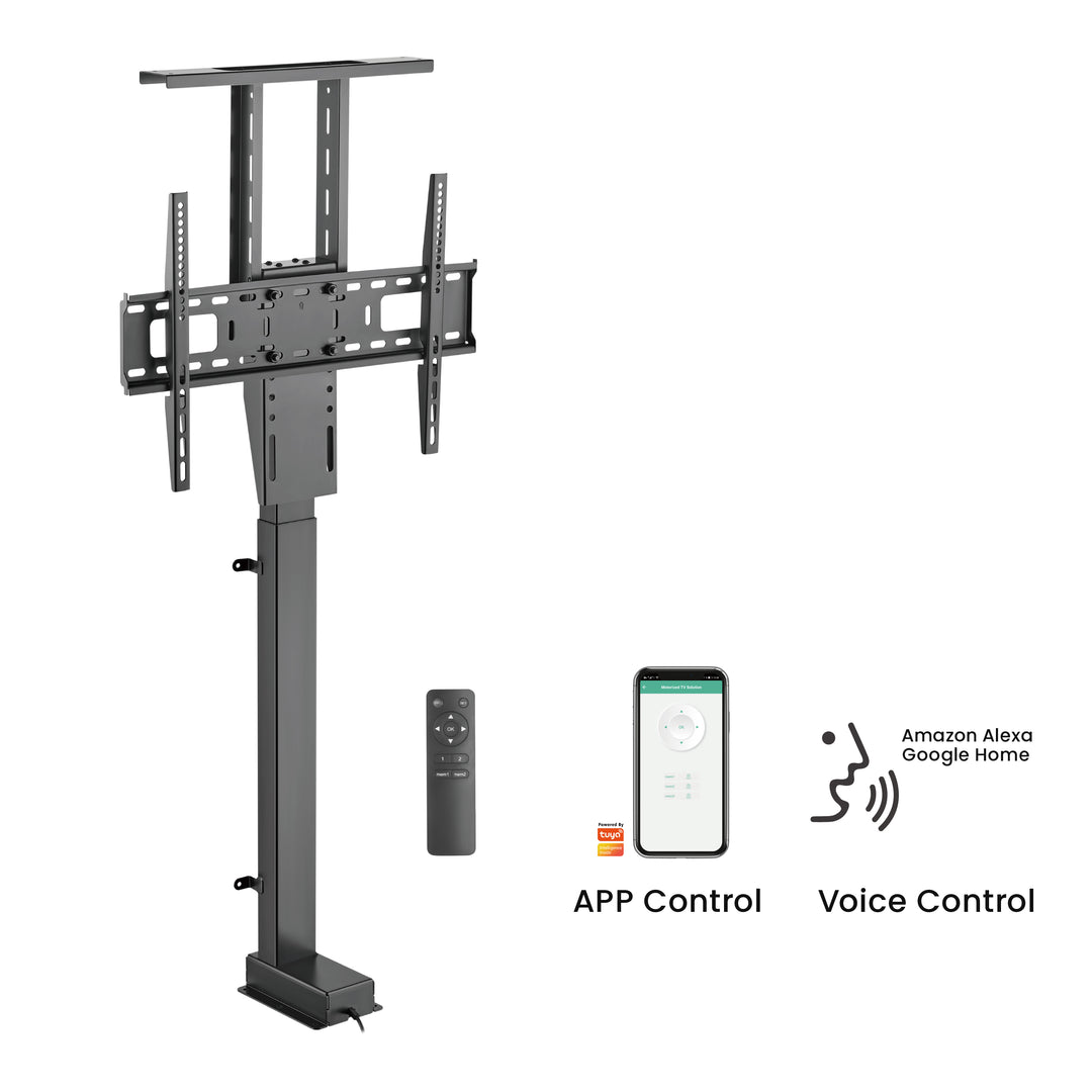 Support électrique extractible pour Maclean, TUYA, 37''-80'', VESA 600x400, max 60kg, MC-866T