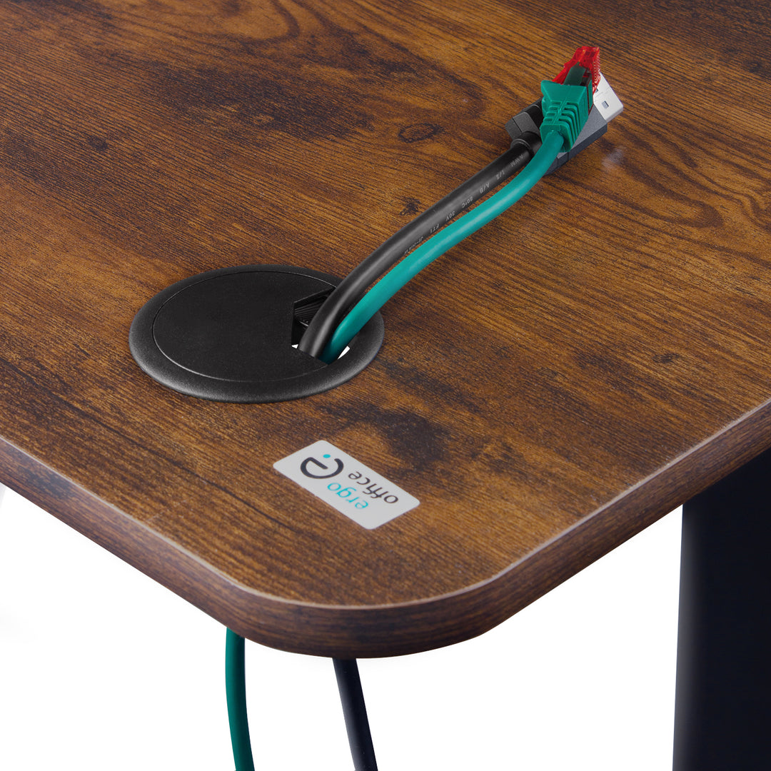 Bureau Ergo Office réglage électrique de la hauteur, pour la position debout et assise, hauteur max 114cm, ER-451
