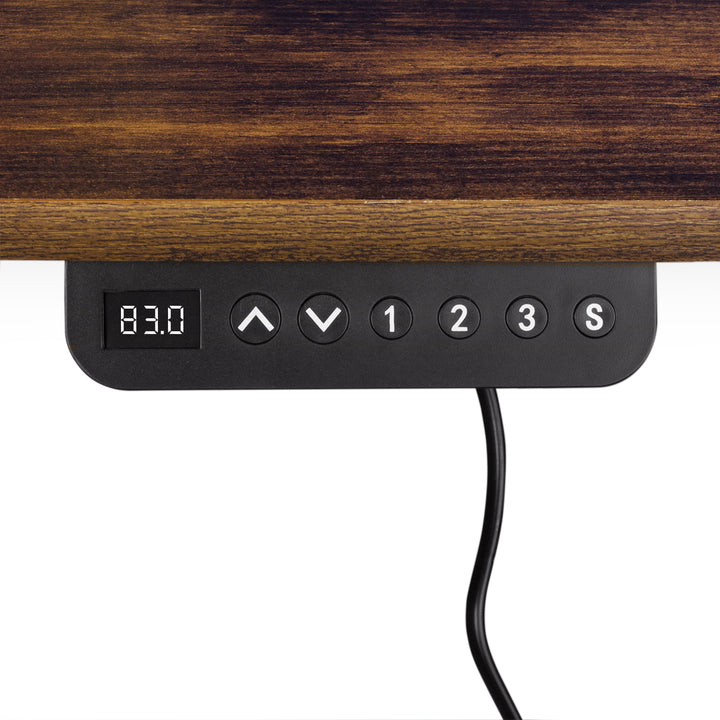 Bureau Ergo Office réglage électrique de la hauteur, pour la position debout et assise, hauteur max 114cm, ER-451