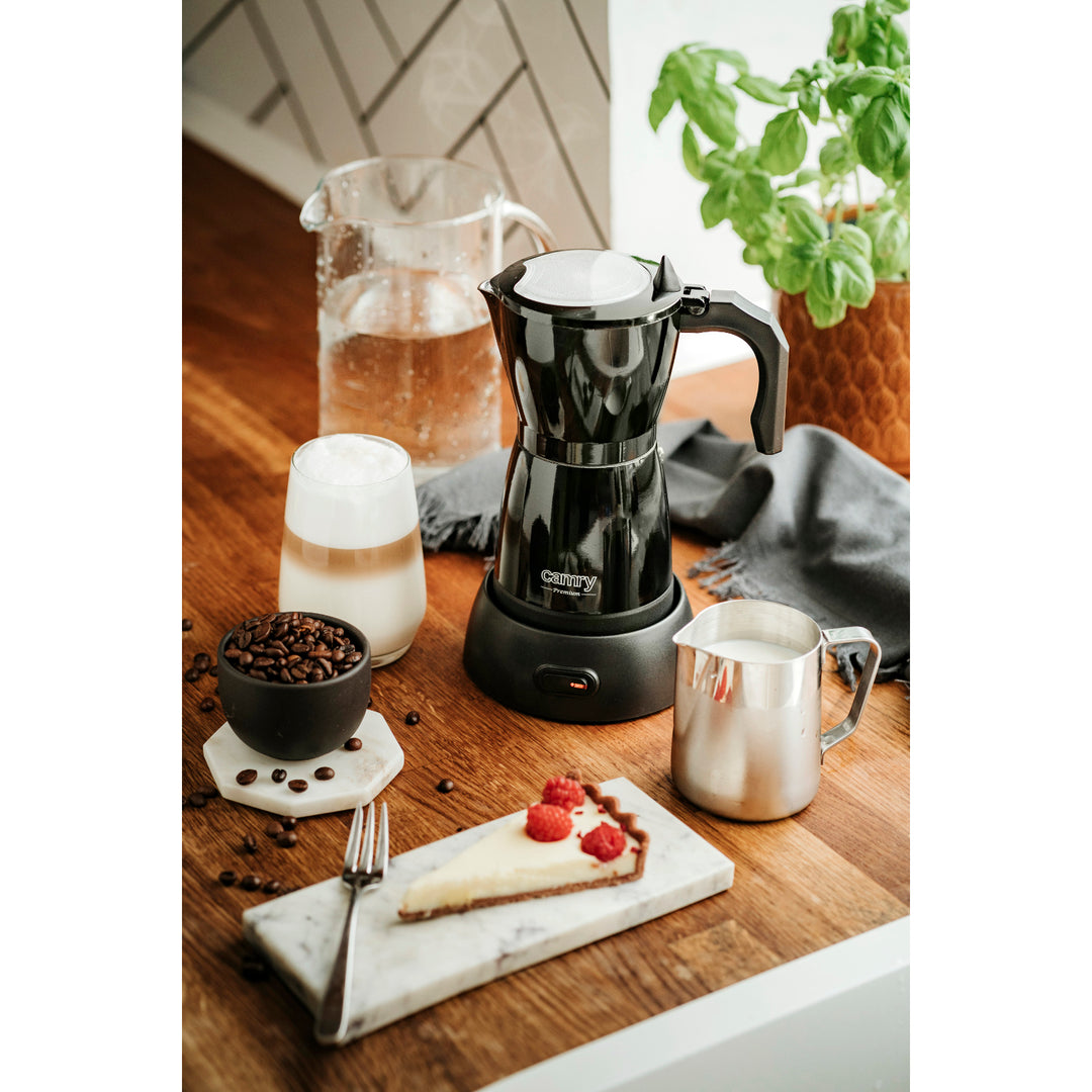 Moka Camry CR 4415B Machine à café électrique 300ml pour 6 tasses d'espresso