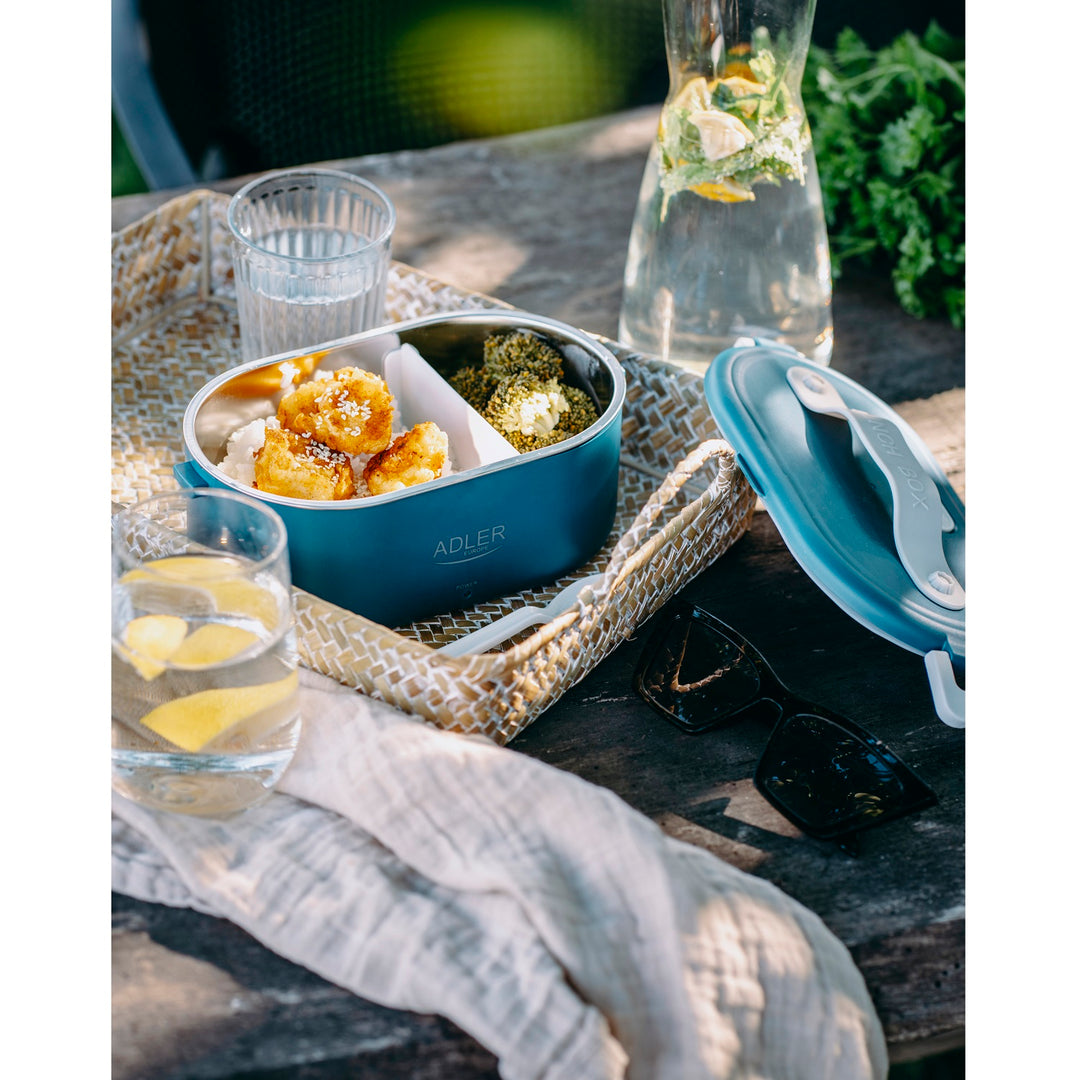 Récipient chauffant pour aliments 0,8 litre Adler AD 4505 bleu