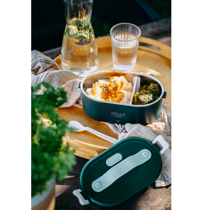 Récipient chauffant pour aliments 0,8 litre Adler AD 4505 vert