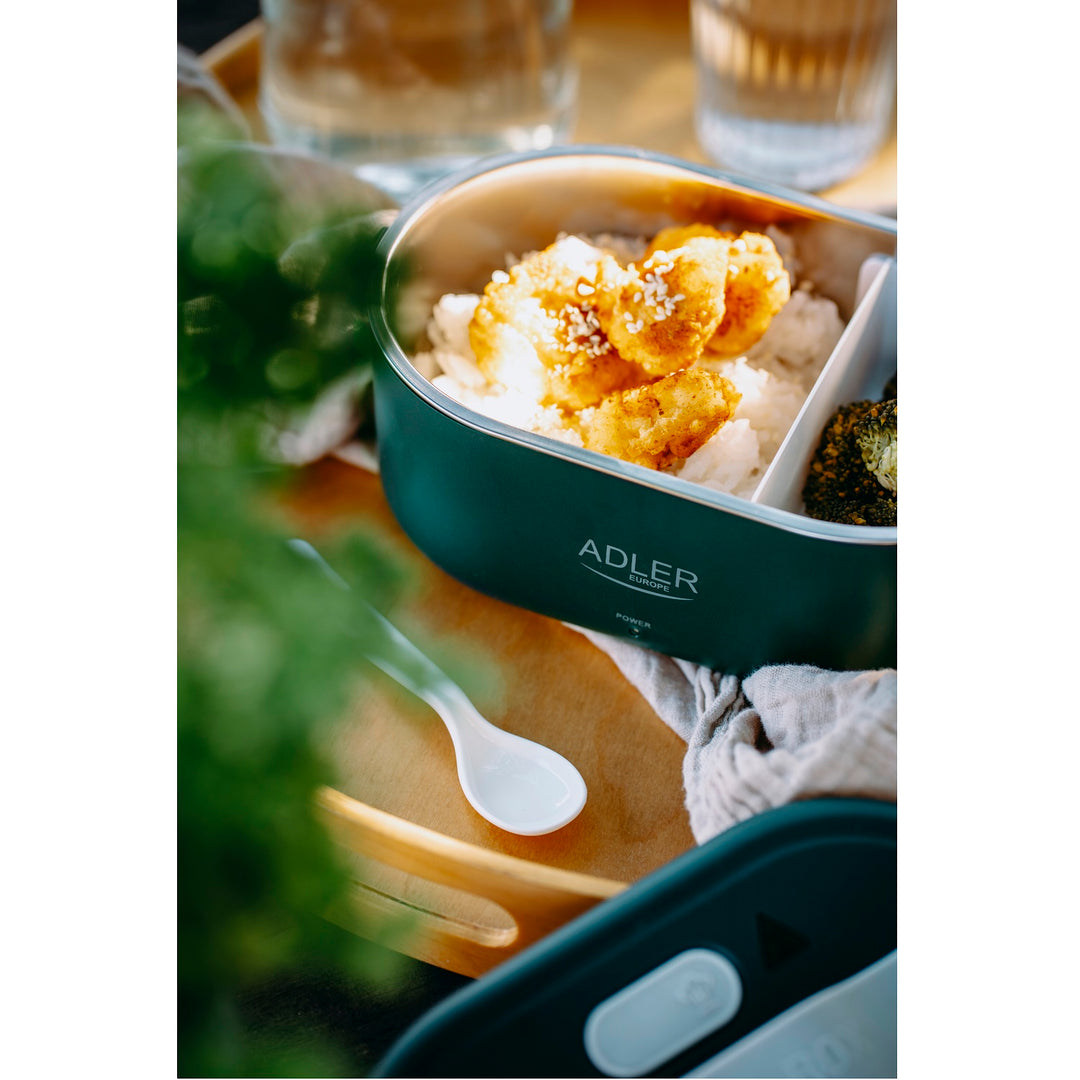 Récipient chauffant pour aliments 0,8 litre Adler AD 4505 vert
