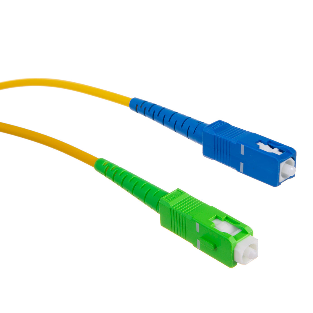 Maclean fibre optic patchcord cable, SC/APC-SC/UPC SM 9/125 LSZH, single-mode, length 3m, simplex, G657A2, MCTV-402