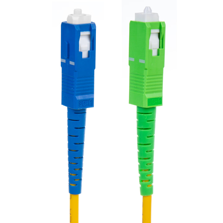 Maclean fibre optic patchcord cable, SC/APC-SC/UPC SM 9/125 LSZH, single-mode, length 3m, simplex, G657A2, MCTV-402