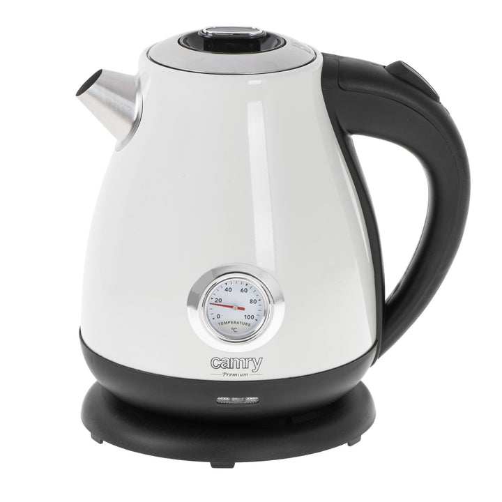 Bouilloire électrique Camry, sans fil, avec thermomètre, 1,7L, 2200W, CR 1344