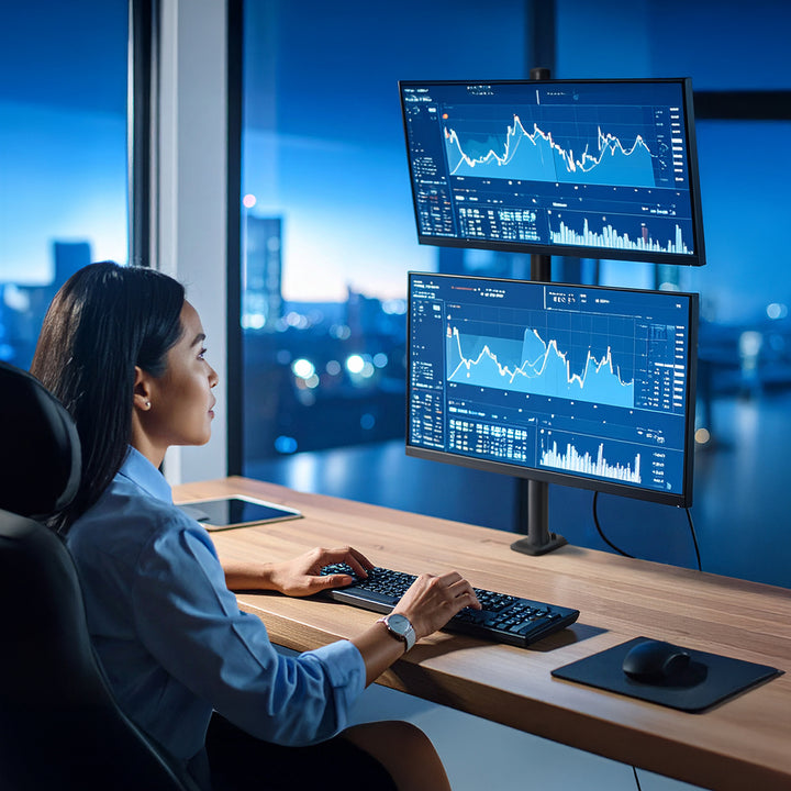 Support pour écran Maclean, max VESA 100x100, 13-27", 9 kg, MC-966