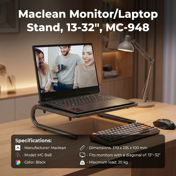 Support Maclean pour moniteur / ordinateur portable, 13-32", MC-948