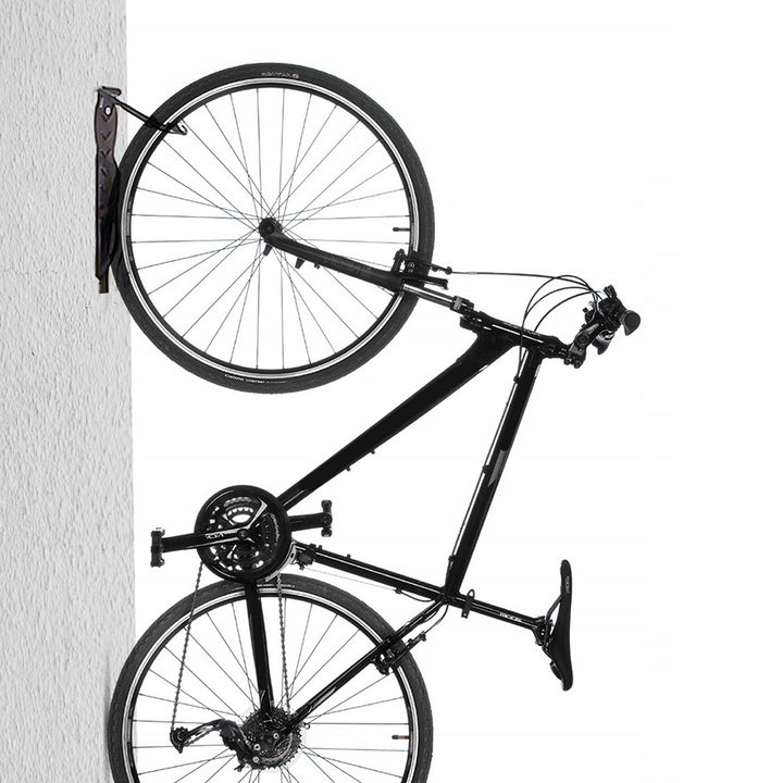 Maclean MC-432 2xSupport mural pour vélo vertical acier charge max. 30 kg