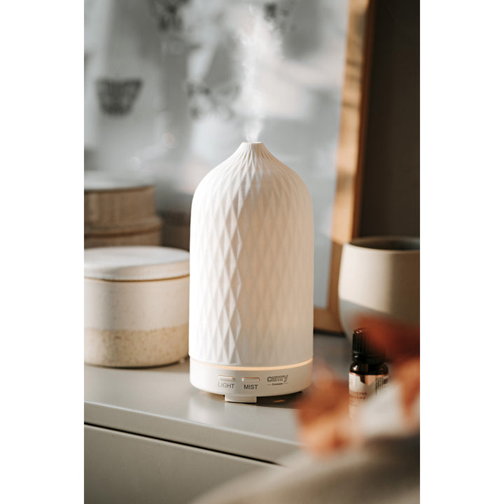 Camry CR 7970 Diffuseur de parfum, ultrasonique, céramique, 100 ml, lampe d'ambiance