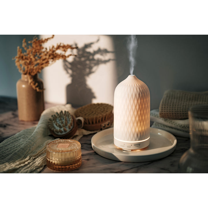 Camry CR 7970 Diffuseur de parfum, ultrasonique, céramique, 100 ml, lampe d'ambiance