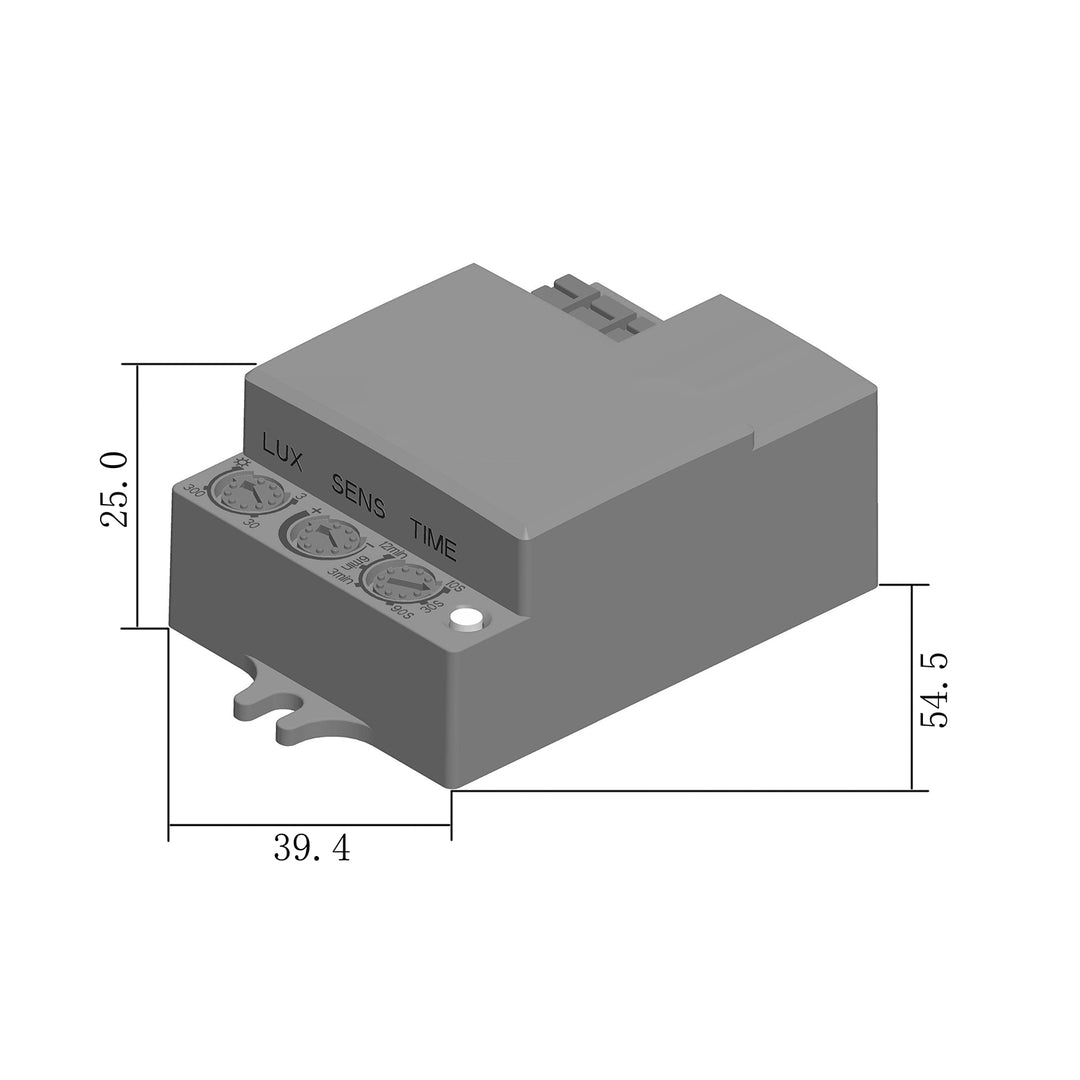 Détecteur de mouvement à micro-ondes Maclean, portée 8m, charge max. 1200W, IP20, 5.8 GHz, MCE316