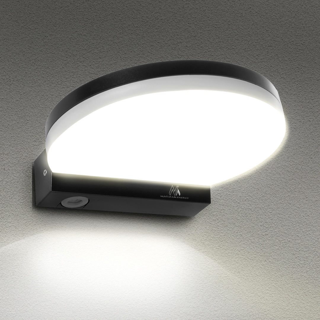 Lampe LED Maclean, noire, 15W, IP65, 1300lm, blanc neutre (4000K) MCE346 B