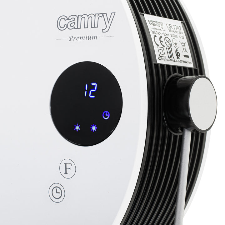 Chauffe-bain Camry, puissance 2000W, 2 niveaux de chauffe, écran LCD, télécommande, CR 7747