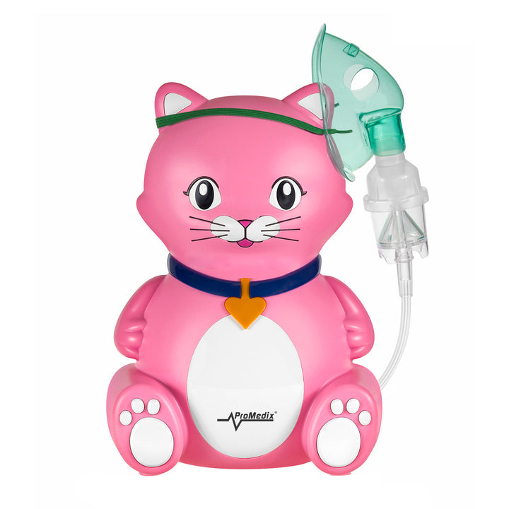 Lit de voyage Promedix, 125x65x74cm, gris, roulettes, housse de protection, PR-803 G + Inhalateur de chat pour bébé PR-816