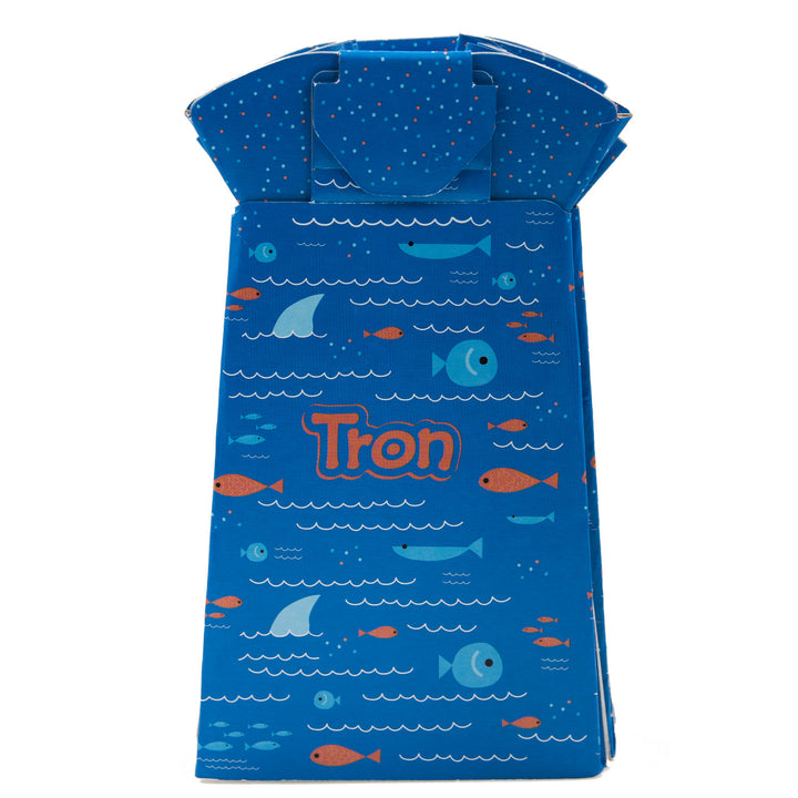 Lit de voyage Promedix, 125x65x74cm, bleu, roulettes, housse de protection, PR-803B + Pot de chambre jetable Tron fish 10pcs