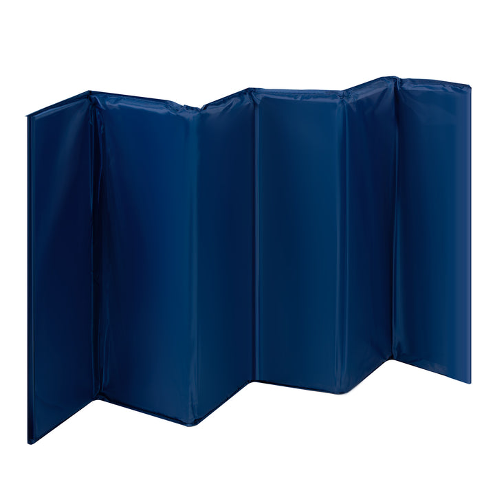 Lit de voyage Promedix, 125x65x74cm, bleu, roulettes, housse de protection, PR-803B + Pot de chambre jetable Tron fish 10pcs