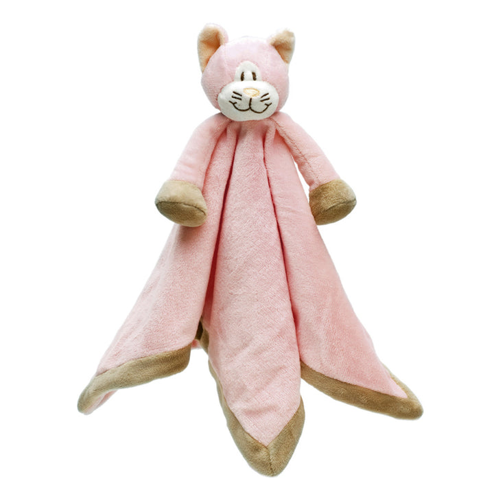 Doudou Diinglisar, matière douce, chat rose, 35 cm, T-TED-01372 1