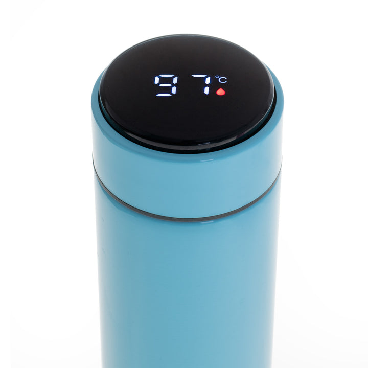 Thermos Adler, écran tactile LED, capacité 473 ml, couleur bleue, AD 4506