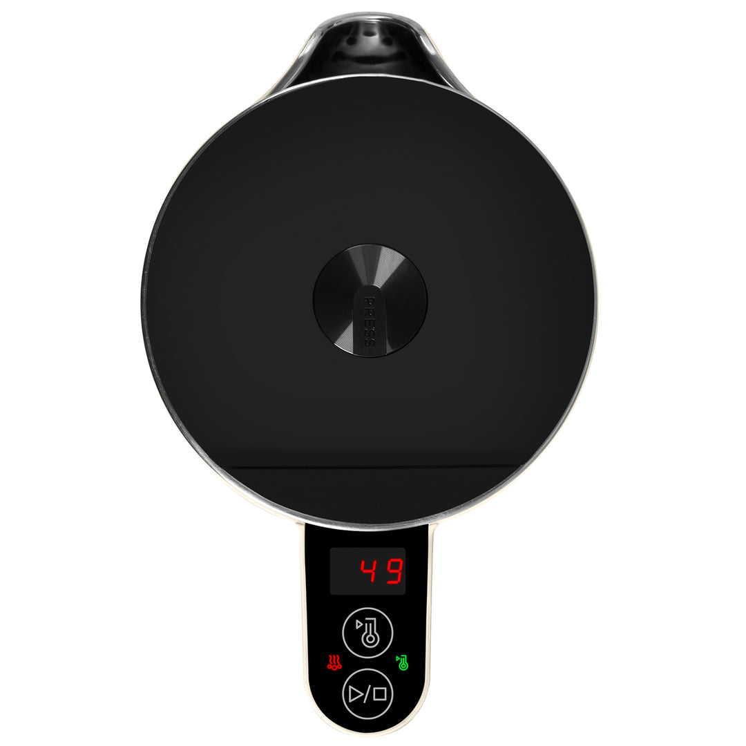 Concept Norwood RK3304 Bouilloire en acier inoxydable avec contrôle de la température Maintien au chaud 1,5L 1850-2200W Couleur Vanille