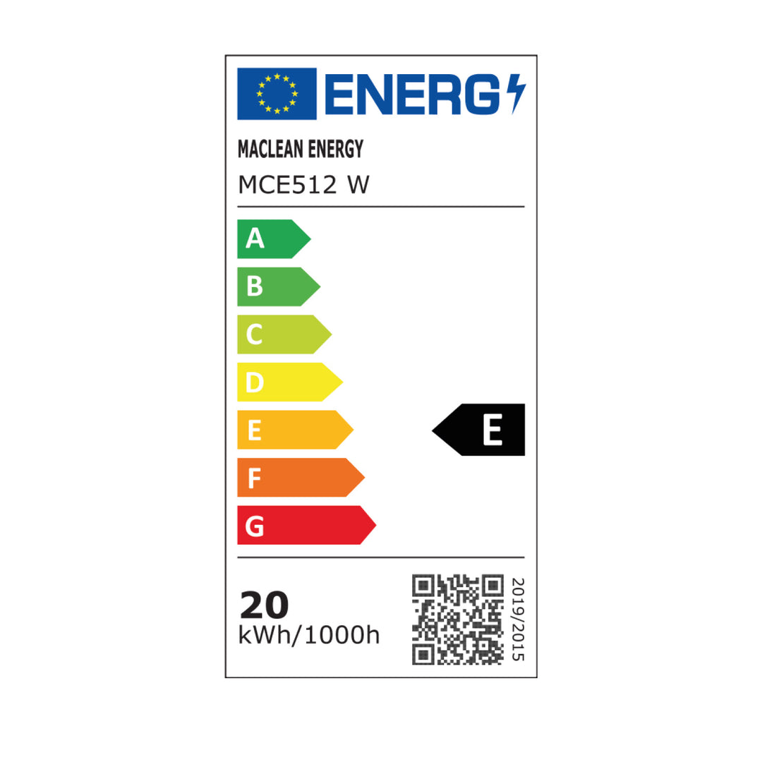 Maclean 20W détecteur de mouvement lampe LED IP65 2000lm 4000K blanc