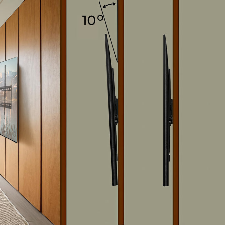 Maclean MC-413 Support TV max VESA 600x400 32-80" 45kg réglage de l'inclinaison +0°~-10°