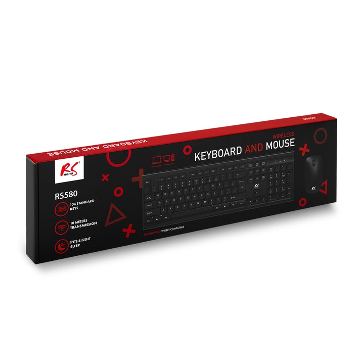 NanoRS RS580  COMBO Ensemble clavier et souris sans fil