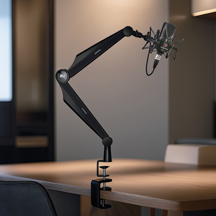 Porte-microphone 3/8" et 5/8" NanoRS, 1kg max, RS422