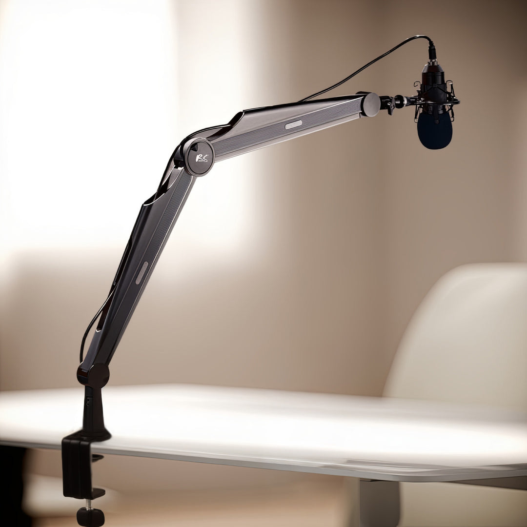 Porte-microphone 3/8" et 5/8" NanoRS, 1kg max, RS422