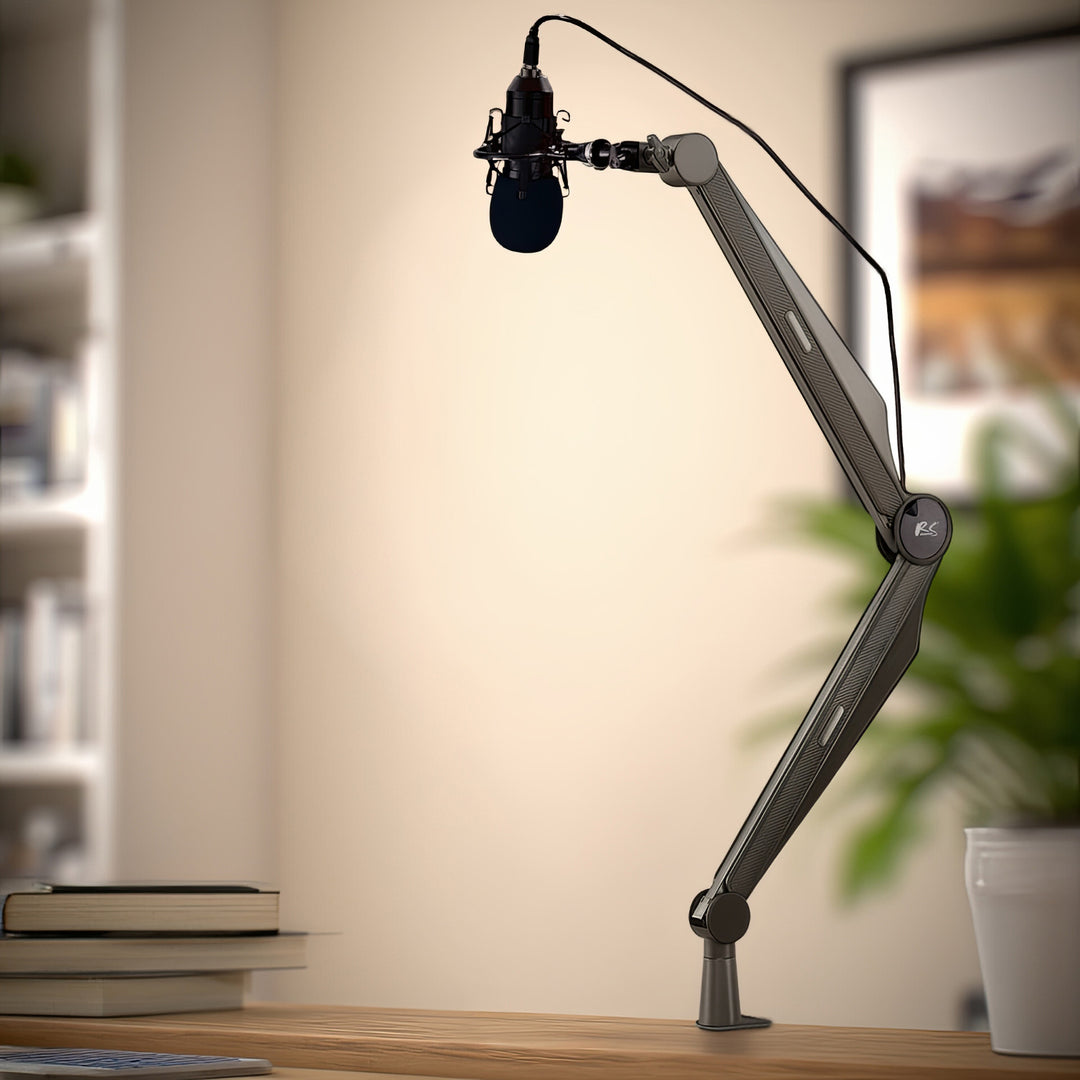 Porte-microphone 3/8" et 5/8" NanoRS, 1kg max, RS422