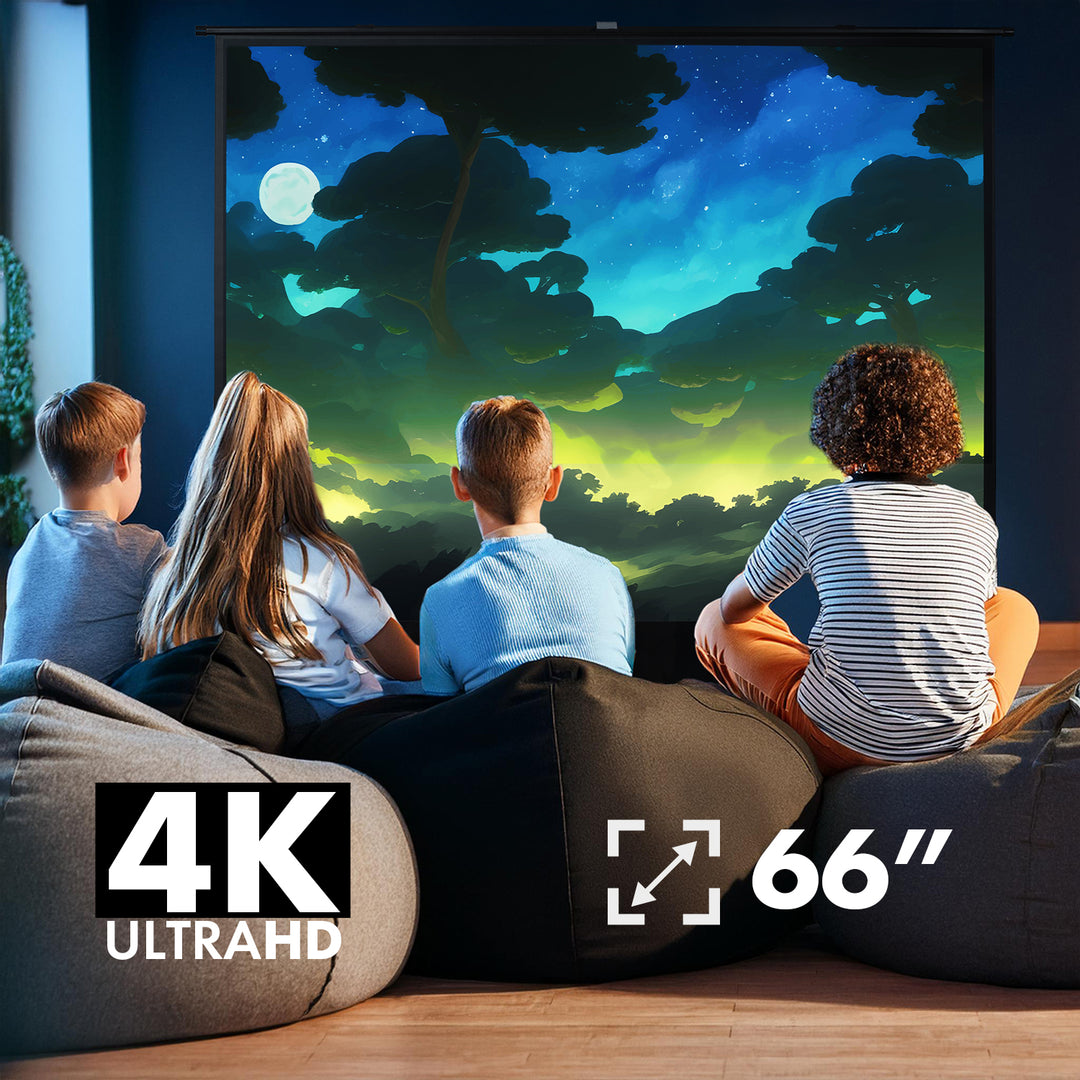 Maclean MC-210 Écran de projection portable  compact au sol 66" 16:9
