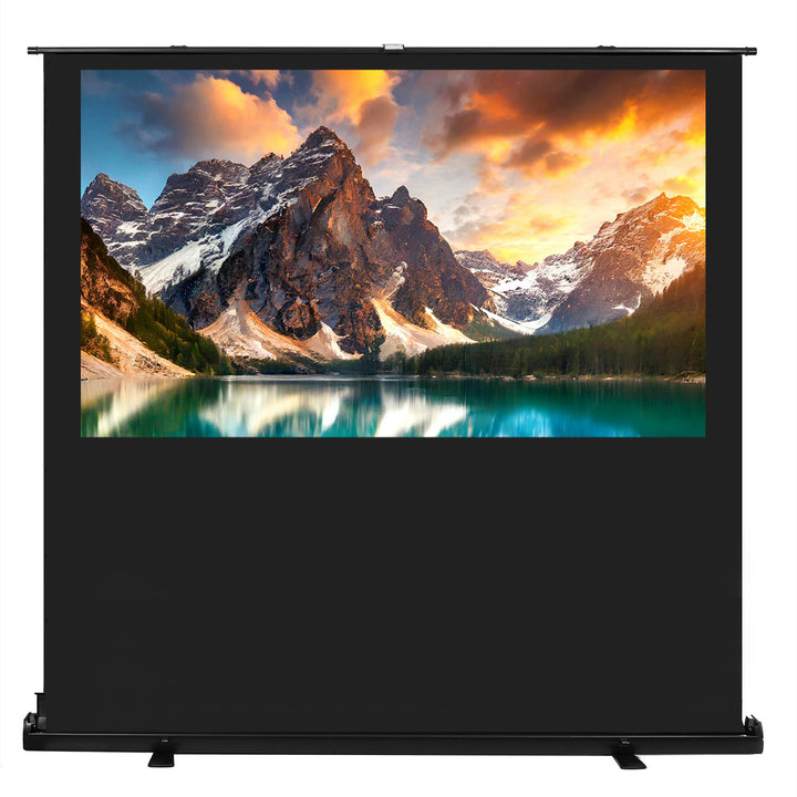 Maclean MC-212 Écran de projection portable  compact au sol, 80" 16:10