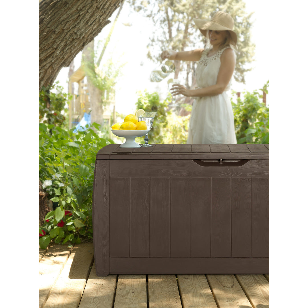 Bac de jardinage Keter, capacité 270l, marron, Hollywood