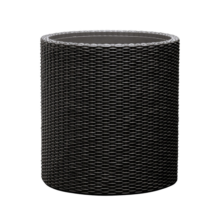 Keter pot de fleurs, rond, diamètre 36 cm, anthracite, Cylinder Planter M